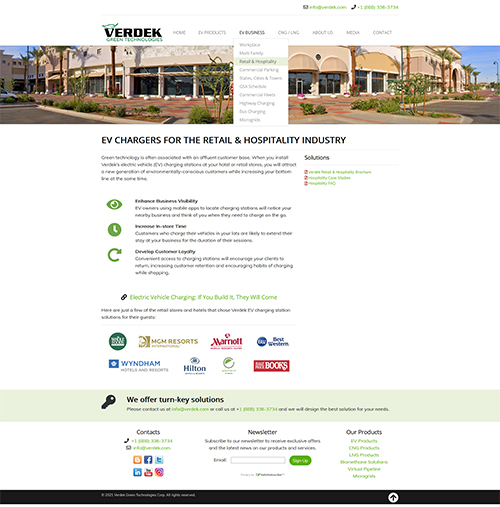 Vedek markets | clients | website redesign and website programming